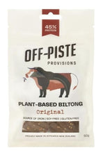 Load image into Gallery viewer, Off-Piste Provisions Plant Based Jerky Biltong 50g