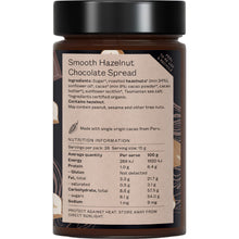 Load image into Gallery viewer, Pana Organics Smooth Hazelnut Chocolate Spread 400g