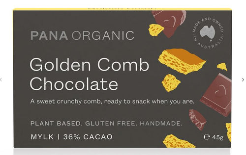 Pana Organic Golden Comb Chocolate 45g