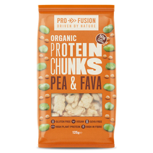 Load image into Gallery viewer, Pro Fusion Organic Protein Chunks Pea &amp; Fava 125g