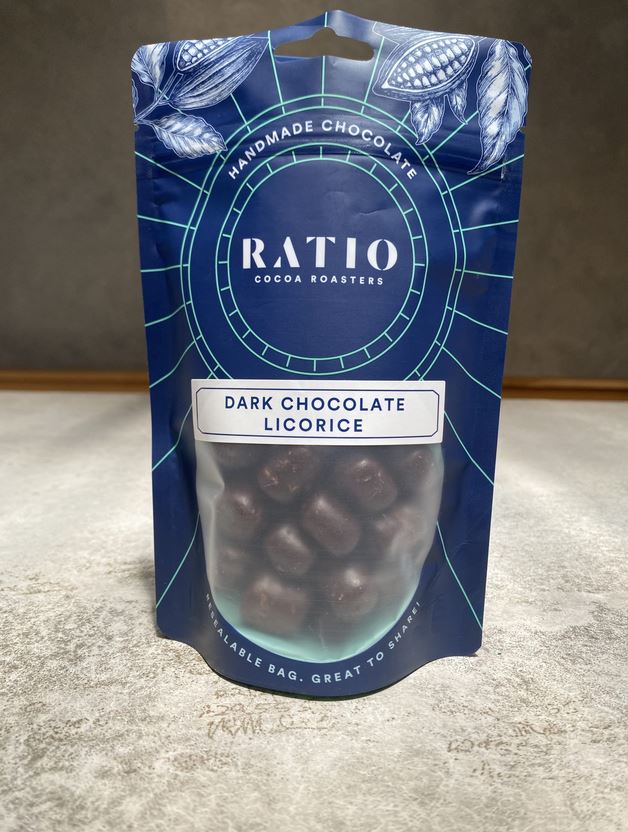 Ratio Cocoa Roasters Dark Chocolate Licorice 200g