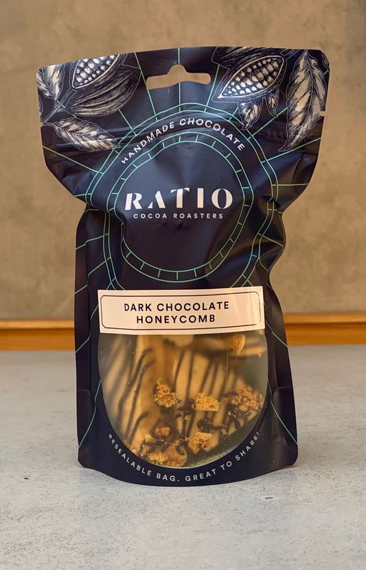 Ratio Cocoa Roasters Dark Chocolate Honeycomb 125g