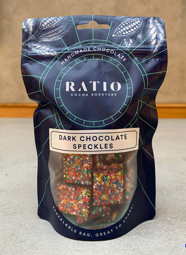 Ratio Cocoa Roasters Dark Chocolate Speckles 200g
