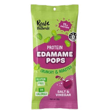 Load image into Gallery viewer, Real Natures Edamame Pops Salt &amp; Vinegar 26g