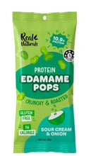 Load image into Gallery viewer, Real Naturals Edamame Pops Sour Cream &amp; Onion 26g