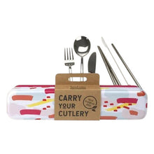 Load image into Gallery viewer, Retro Kitchen Carry Your Cutlery Splash