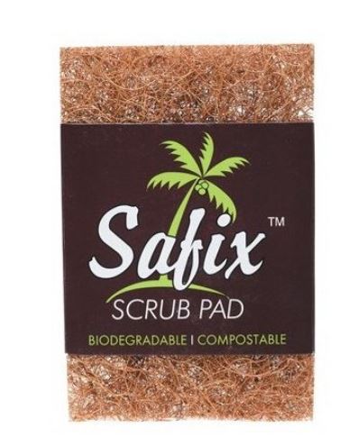Safix Scrub Pad Biodegradable and Compostable Large