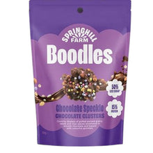 Load image into Gallery viewer, Springhill Farm Boodles Chocolate Speckle Chocolate Clusters 90g
