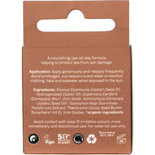 Load image into Gallery viewer, Sunbutter Protective Lip Zinc SPF15 Cacao Tint 15ml