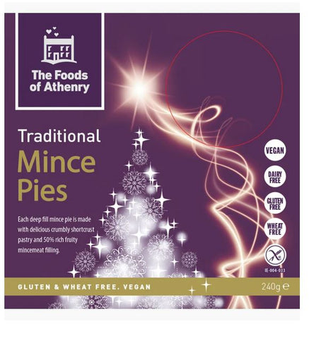 The Foods of Athenry Traditional Vegan Mince Pies 240g