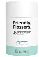 Load image into Gallery viewer, The Natural Family Co Friendly Flossers 45 Picks
