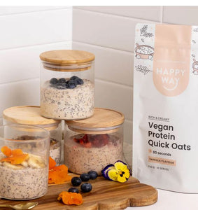 Happy Way Vanilla Vegan Protein Quck Oats 700g