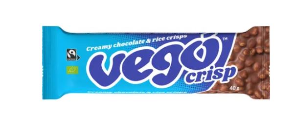 Vego Crisp Vegan Chocolate Bar 40g