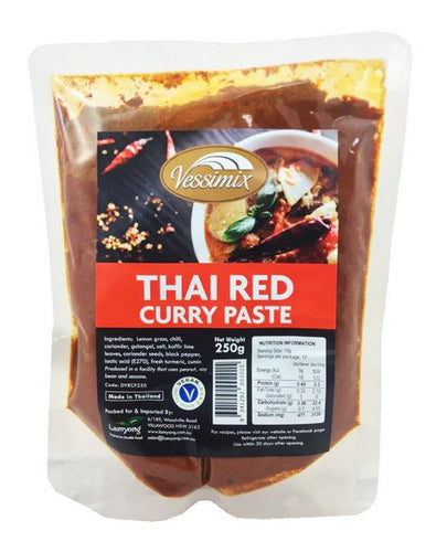 Vessimix Thai Red Curry Paste 250g