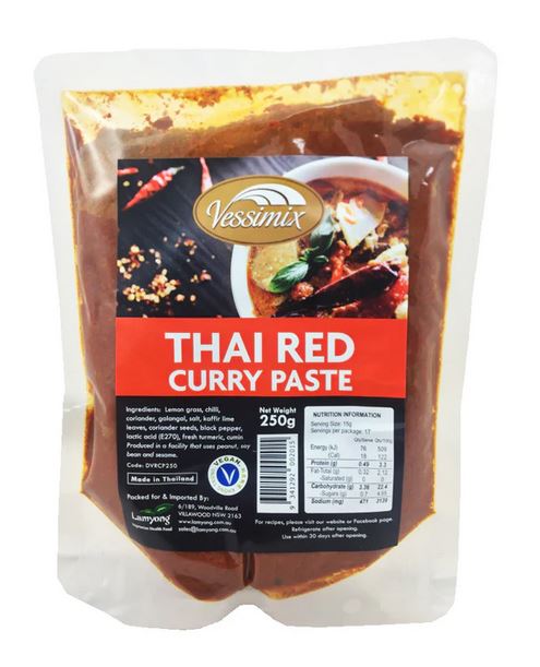 Vessimix Thai Red Curry Paste 250g