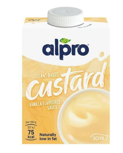 Alpro Plant Based Vanilla Custard 100g-Five Vegans