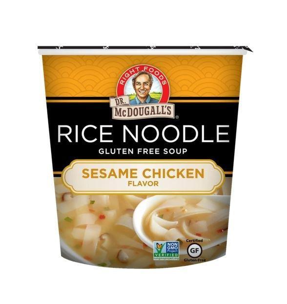Dr McDougall Rice Noodles Sesame Chicken 37g-Five Vegans