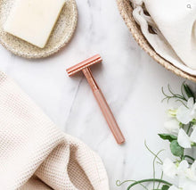 Load image into Gallery viewer, Ever Eco Safety Razor - Rose Gold-Five Vegans