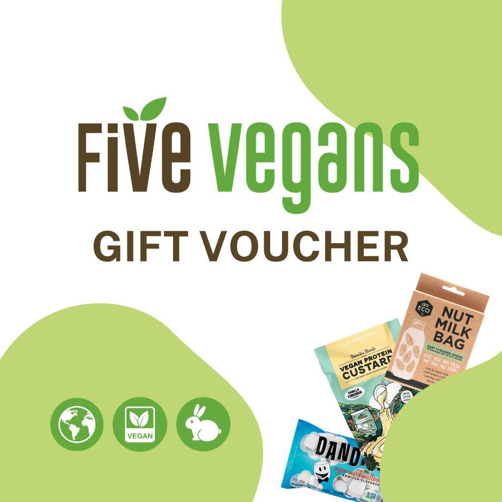 Five Vegans Gift Card-Five Vegans