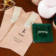 Load image into Gallery viewer, Jonny Vegan Condoms Weekender 6 pack-Five Vegans