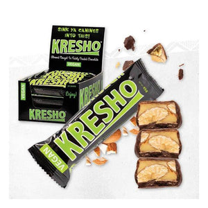Kresho Almond Nougat Vegan Chocolate Bars 45g - Dairy Free Product Image