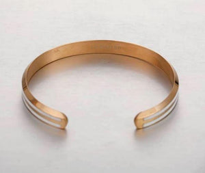 La Enviro Classic White & Rose Gold Bracelet