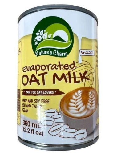 Nature's Charm Evaporated Oat Milk 360ml-Five Vegans