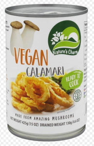 Nature's Charm Vegan Calamari 130g-Five Vegans