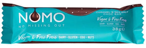 Nomo Caramel and Sea Salt Chocolate Bar 32g-Five Vegans