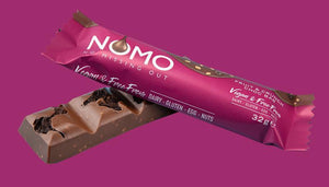 Nomo Fruit and Crunch Chocolate Bar 32g-Five Vegans