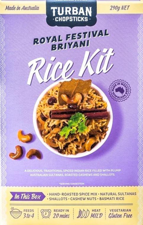 Turban Chopsticks Royal Festival Briyani Rice Kit-Five Vegans