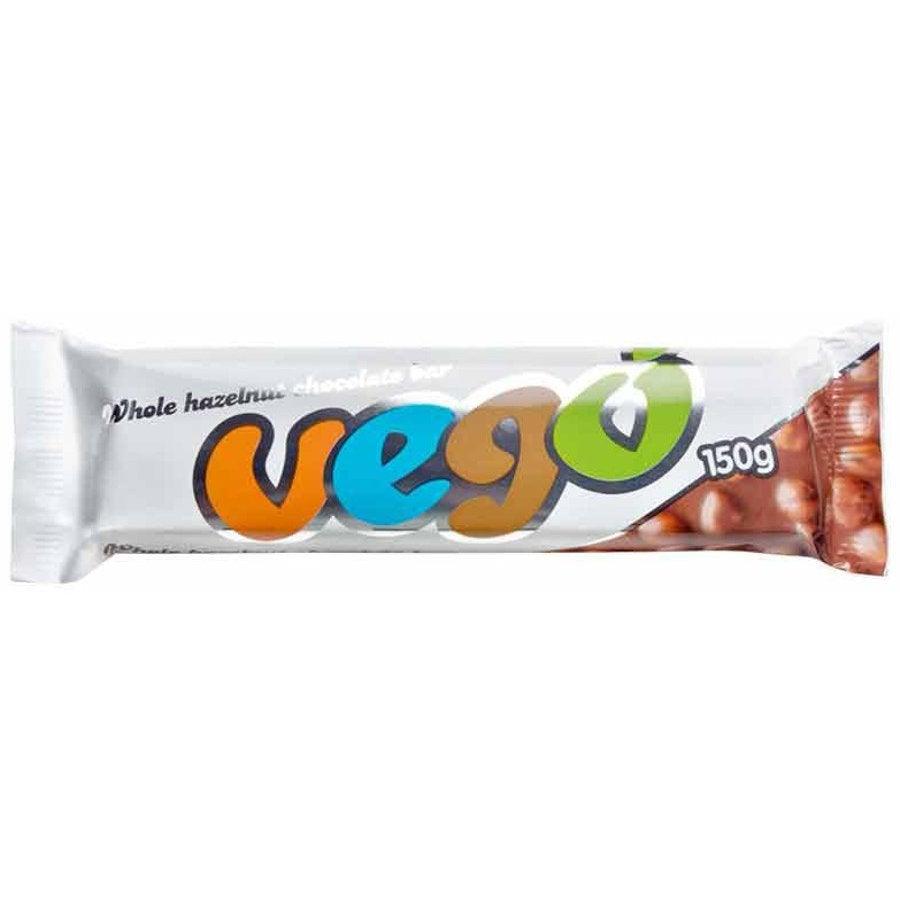 Vego Hazelnut Bar 150 grams Vegan Dairy & Gluten Free Chocolate Product Image