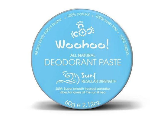 Woohoo Deodorant Paste Surf 60g-Five Vegans