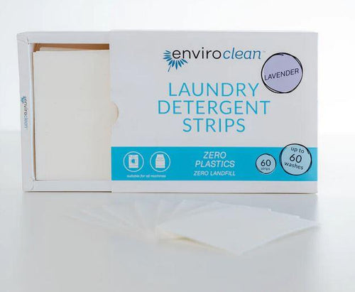 Enviroclean Laundry Detergent Strips Lavender - 60 Strips - Five Vegans