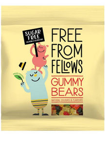 Free From Fellows Sugar Free Gummy Bears 100g - Five Vegans