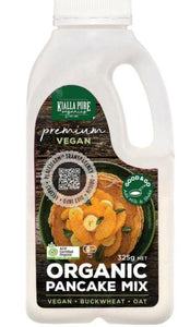 Kialla Pure Vegan Organic Pancake Mix Vanilla 325g - Five Vegans