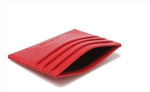 La Enviro Avoca Minamalist Unisex Card Holder Red - Five Vegans