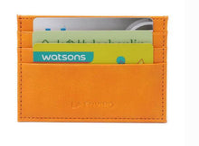 Load image into Gallery viewer, La Enviro Avoca Minamalist Unisex Card Holder Orange - Five Vegans