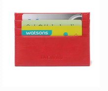 Load image into Gallery viewer, La Enviro Avoca Minamalist Unisex Card Holder Red - Five Vegans
