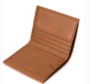 La Enviro Broome Vegan Minamalist Unisex Tan Wallet - Five Vegans