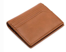 Load image into Gallery viewer, La Enviro Broome Vegan Minamalist Unisex Tan Wallet - Five Vegans