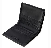 Load image into Gallery viewer, La Enviro Broome Vegan Minamalist Unisex Black Wallet - Five Vegans