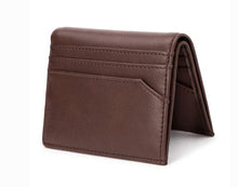 Load image into Gallery viewer, La Enviro Broome Vegan Minamalist Unisex Brown Wallet - Five Vegans