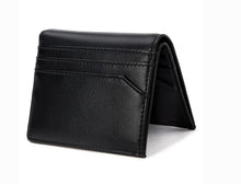Load image into Gallery viewer, La Enviro Broome Vegan Minamalist Unisex Black Wallet - Five Vegans