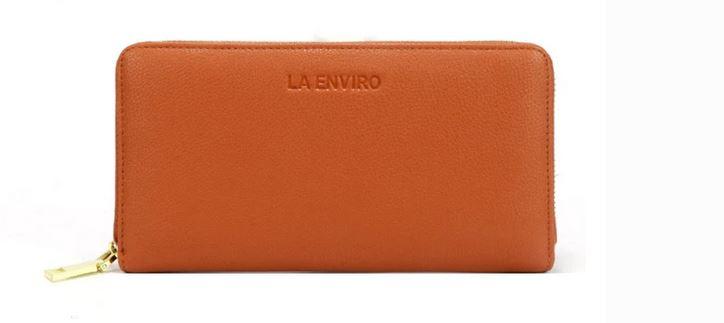 La Enviro Eva Vegan Leather Wallet Tan - Five Vegans