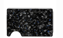 Load image into Gallery viewer, La Enviro Forged Carbon Fiber Minamalist Carbon Wallet Gloss Blue