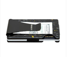 Load image into Gallery viewer, La Enviro Forged Carbon Fiber Minamalist Carbon Wallet Gloss Gold