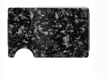 Load image into Gallery viewer, La Enviro forged Carbon Fiber Minamalist Carbon Wallet Gloss Green