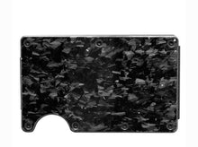 Load image into Gallery viewer, La Enviro Forged Carbon Fiber Minamalist Carbon Wallet Gloss Silver