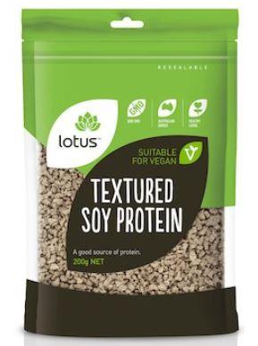 Lotus Textured Soy Protein 200g - Five Vegans